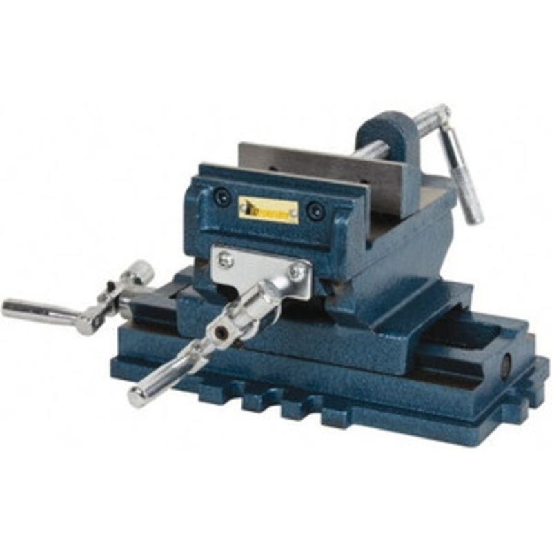 Value Collection 3-35/64 Jaw Opening Capacity x 1.18 Throat Depth, Horizontal Drill Press Vise 4 Wide x 1.18 High Jaw, Cross Slide Base, Standard Speed, 8 OAL x 5.1 Overall Height, Cast Iron 428-8314 – 42053827