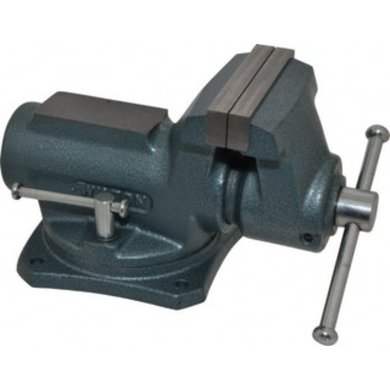 Wilton 4 Jaw Width, 2-1/4 Opening Capacity, 2 Throat Depth, Steel Swivel Bench Vise Bolt Down Base Attachment, 10.1 Long x 5.3 Wide x 5.3 High 63248 – 45908415