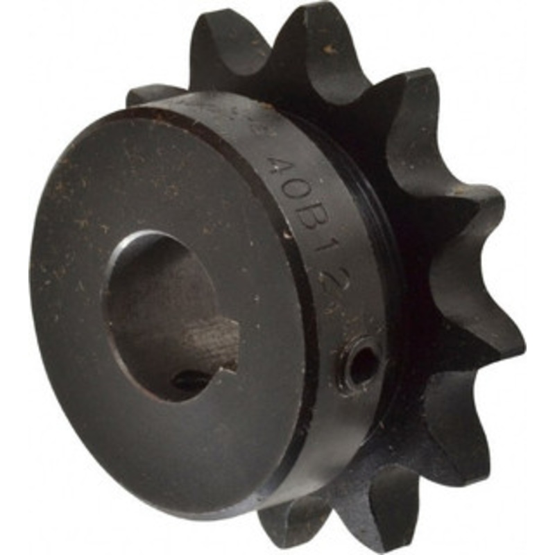 Browning 1/2 Chain Pitch, Chain Size 40, 12 Tooth Finished Bore Sprocket 5/8 Bore Diam, 1.775 Pitch Diam, 2.17 OD H4012X5/8 – 78339017