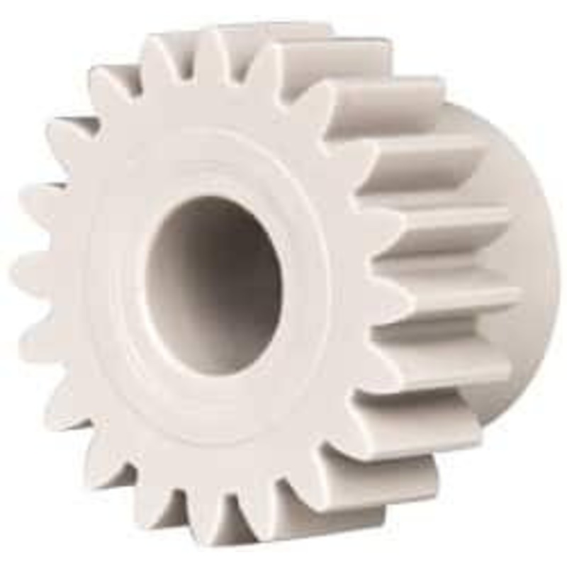 Made in USA 20 Pitch, 1 Pitch Diam, 1.1 OD, 20 Tooth Spur Gear 3/8 Face Width, 3/8 Bore Diam, 47/64 Hub Diam, 20 Pressure Angle, Acetal 2020 – 03115300