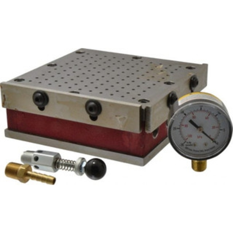 Suburban 6 Long x 6 Wide x 2-1/4 High, 1/4 Min Pump hp, S1 Sine Plate Compatibility, Vacuum Chuck Square & Parallel to within 0.0002, 1/4 NPT Connector VC66S1 – 08492068