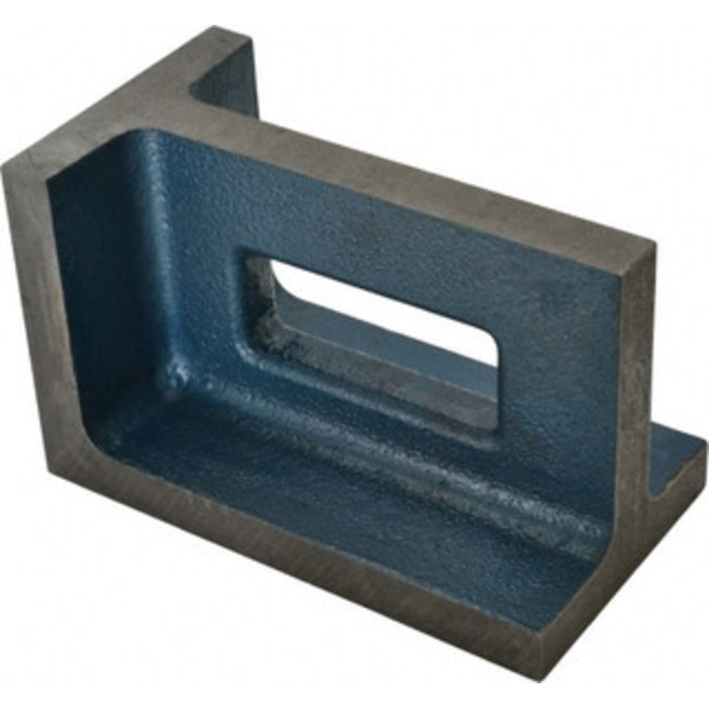 Value Collection 1 Hole, 8 High x 4-1/2 Wide x 5 Deep, Right Angle Iron Semi-Steel, Precision Ground, Parallel & Square to within 0.0018 per 6 418-4220 – 70147046