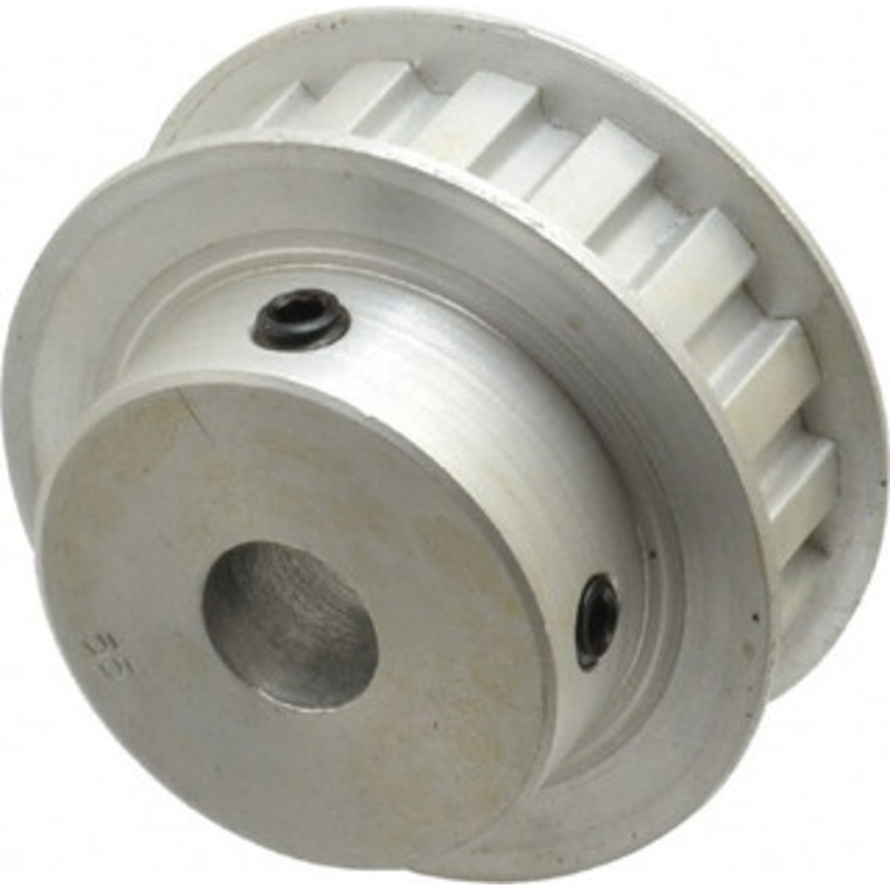 Value Collection 17 Tooth, 1/2 Inside x 2 Outside Diam, Hub & Flange Timing Belt Pulley 1/2 Belt Width, 2.029 Pitch Diam, 0.719 Face Width, Aluminum 17L050-6FA-1/2 – 86437670