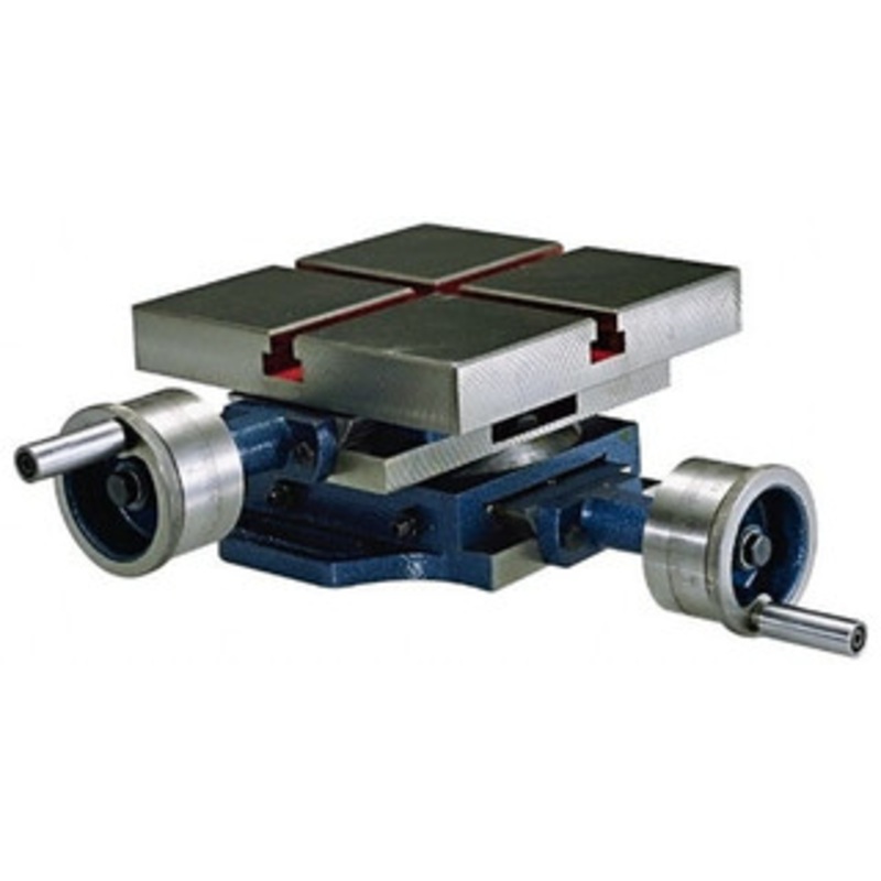 Value Collection 7-7/8 Table Width x 7-7/8 Table Length, 4-29/32 Cross Travel x 12 Longitudinal Travel, Slide Machining Table 6-7/8 Overall Height, Two 3/8 Longitudinal T Slots 200-2708 – 63326565