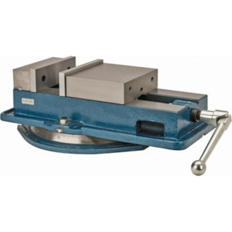 Value Collection 8 Jaw Width, 8-1/4 Jaw Opening Capacity, Horizontal Swivel Machine Vise Manual Operation, 1 Station, 21-3/4 Long x 5-5/16 High x 2 Deep, 2 Jaw Height 951-00651 – 45936325