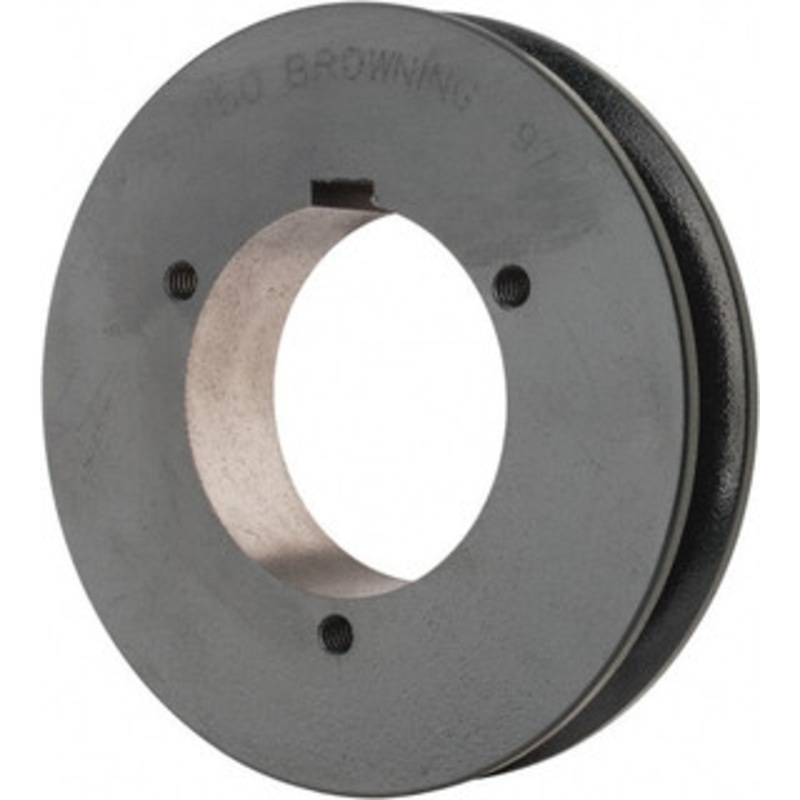 Browning 1B5V50 1 Groove, 5/8 to 2-1/4 Bore Diam, 5.28 Outside Diam, QD Bushed V Belt Sheave 5.1 5V Diam Belt Pitch 1B5V50 – 84431477