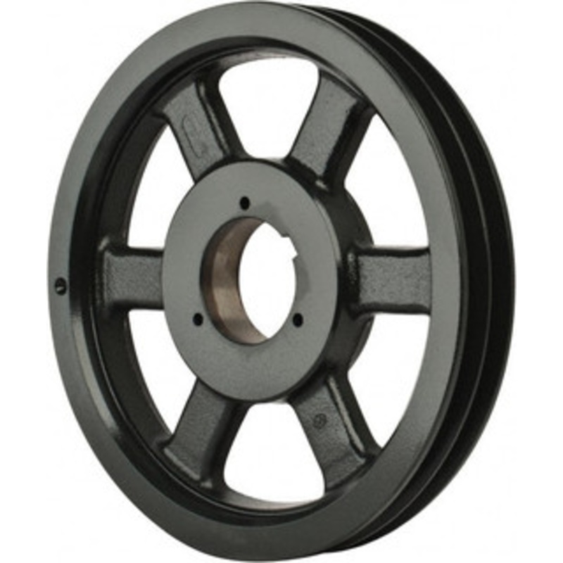 Browning 2B5V110 2 Groove, 5/8 to 2-1/4 Bore Diam, 11.28 Outside Diam, QD Bushed V Belt Sheave 11.1 5V Diam Belt Pitch 2B5V110 – 84431865