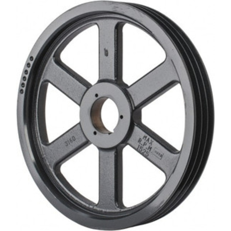 Browning 3B5V160 3 Groove, 5/8 to 2-1/4 Bore Diam, 16.28 Outside Diam, QD Bushed V Belt Sheave 16.1 5V Diam Belt Pitch 3B5V160 – 84432145