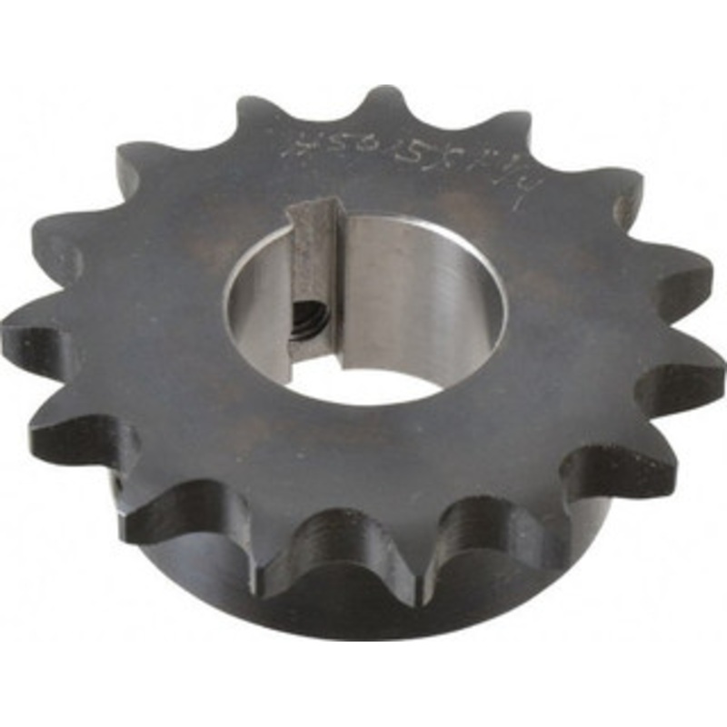 Browning 5/8 Chain Pitch, Chain Size 50, 15 Tooth Finished Bore Sprocket 1-1/4 Bore Diam, 3.006 Pitch Diam, 3.32 OD H5015X 1 1/4 – 78339769