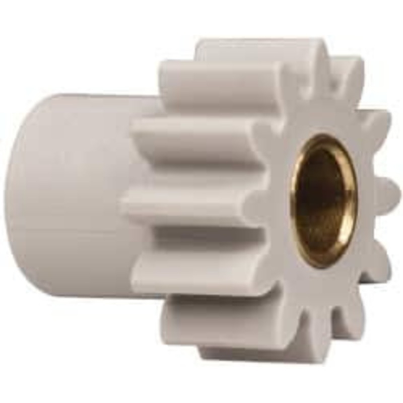 Made in USA 24 Pitch, 1/2 Pitch Diam, 0.583 OD, 12 Tooth Spur Gear 1/4 Face Width, 3/16 Bore Diam, 3/8 Hub Diam, 20 Pressure Angle, Acetal 2412BI – 03925047
