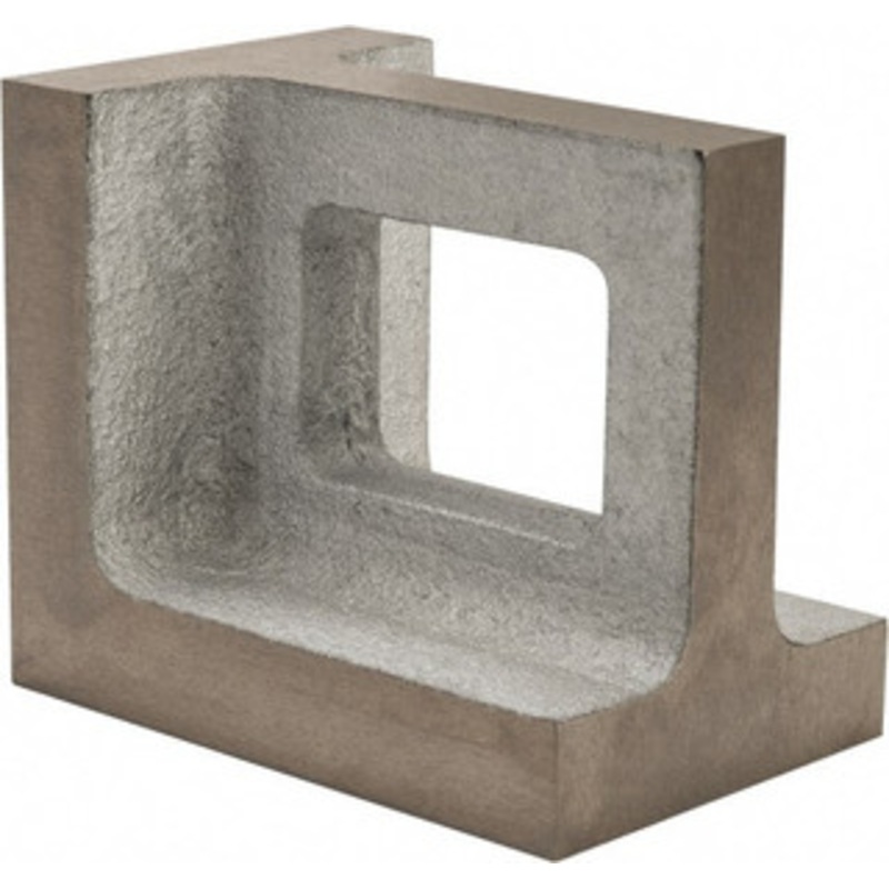Value Collection 1 Hole, 6 High x 4 Wide x 5 Deep, Right Angle Iron Semi-Steel, Machined, Parallel to within 0.003 per 6, Square to within 0.004 per 6 418-4115 – 70146030