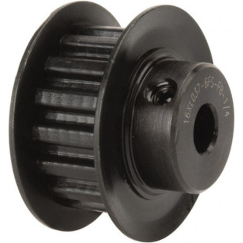 Value Collection 16 Tooth, 1/4 Inside x 1 Outside Diam, Timing Belt Pulley 1/4, 3/8 Belt Width, 1.019 Pitch Diam, Steel & Cast Iron 16XL0376FSFB1/4 – 35375849