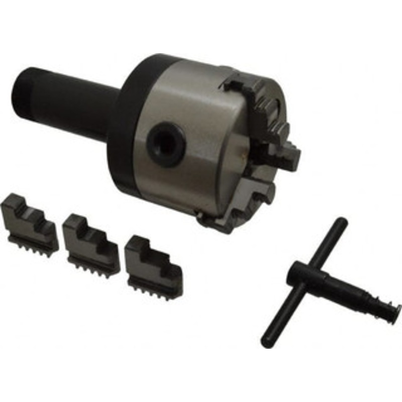 Value Collection 3 Jaws, 3 Diam, Self Centering Manual Lathe Chuck 5C Mount Spindle, 0.765 Through Hole Diam, Cast Iron 230-6003 – 09670522