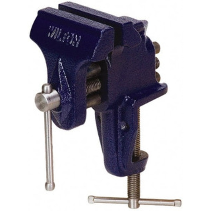 Wilton 3 Jaw Width x 2-1/2 Jaw Opening, 2-5/8 Throat Depth, Bench & Pipe Combination Vise 3/8 Max Pipe Capacity, Clamp-On Stationary Base, Cast Iron 33150 – 06918882