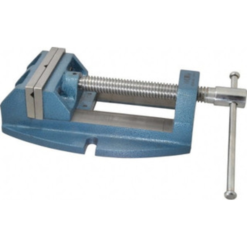Wilton 5 Jaw Opening Capacity x 2-1/8 Throat Depth, Horizontal Drill Press Vise 5 Wide x 2-1/8 High Jaw, Stationary Base, Standard Speed, 12-3/4 OAL x 4.4 Overall Height, Cast Iron 63240 – 45400686