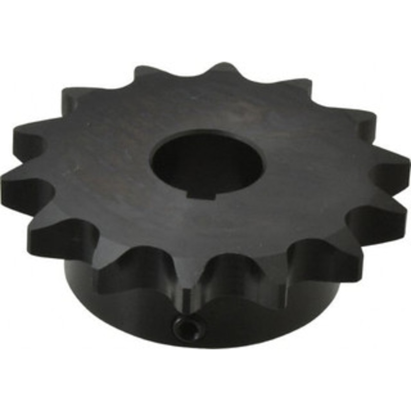Browning 3/4 Chain Pitch, Chain Size 60, 14 Tooth Finished Bore Sprocket 1 Bore Diam, 3.371 Pitch Diam, 3.74 OD H6014X1 – 78340114