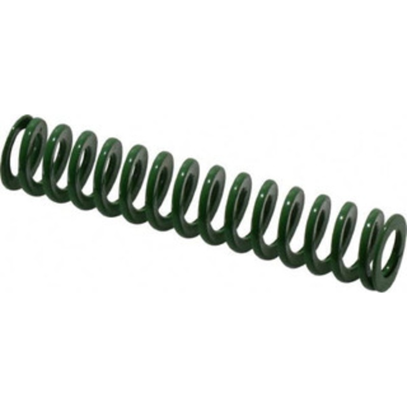 Danly 1/2 Hole Diam, 9/32 Rod Diam, 2-1/2 Free Length, Green Die Spring 4.67 Lb Max Deflection, 1.01 Max Deflection, Light Duty, Chromium Vanadium Steel 9-0810-11 – 76010263