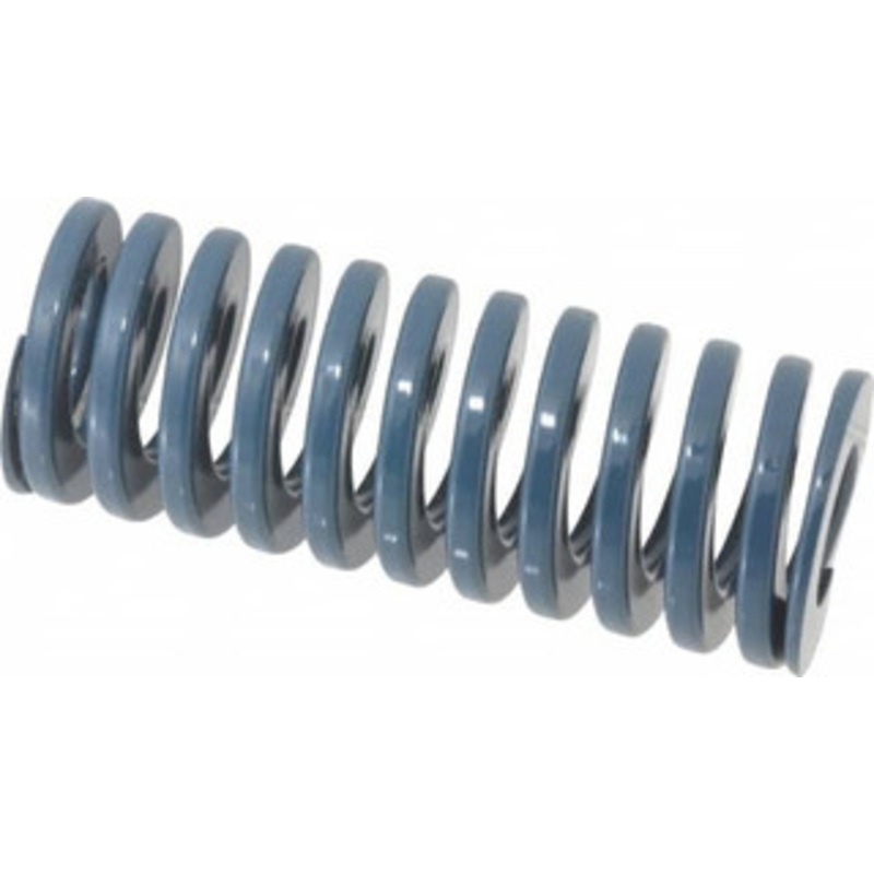 Danly 2 Hole Diam, 1 Rod Diam, 5 Free Length, Blue Die Spring 54 Lb Max Deflection, 1.88 Max Deflection, Medium Duty, Chromium Vanadium Steel 9-3220-21 – 76013465