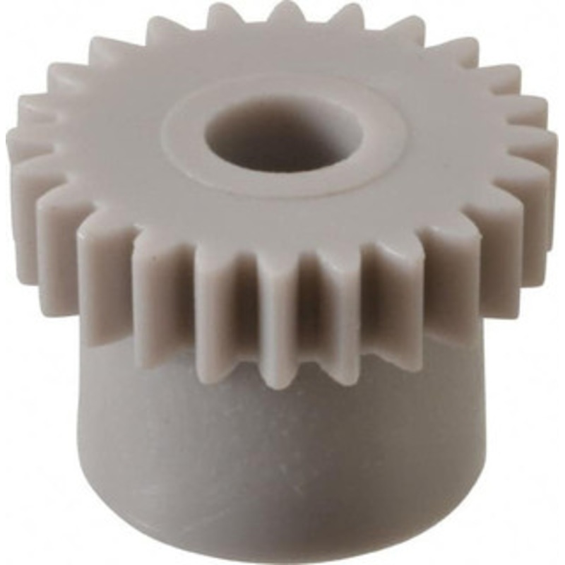 Made in USA 48 Pitch, 1/2 Pitch Diam, 0.542 OD, 24 Tooth Spur Gear 1/8 Face Width, 5/32 Bore Diam, 13/32 Hub Diam, 20 Pressure Angle, Acetal 4824 – 03302882