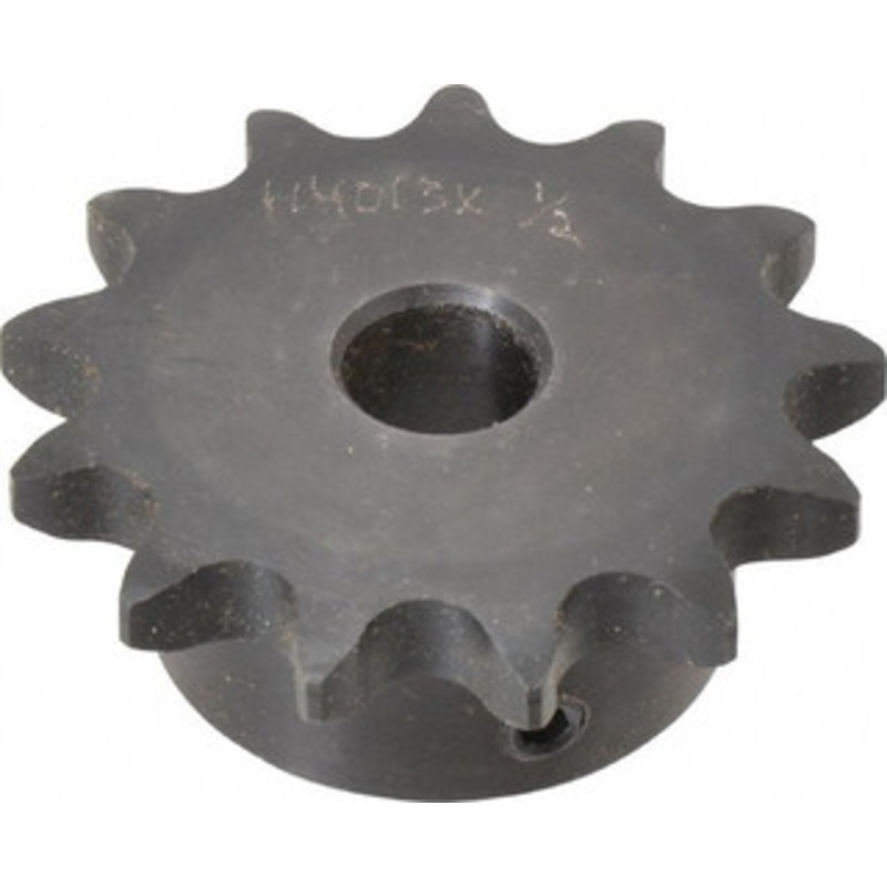 Browning 1/2 Chain Pitch, Chain Size 40, 13 Tooth Finished Bore Sprocket 1/2 Bore Diam, 2.089 Pitch Diam, 2.3 OD H4013X1/2 – 78341047