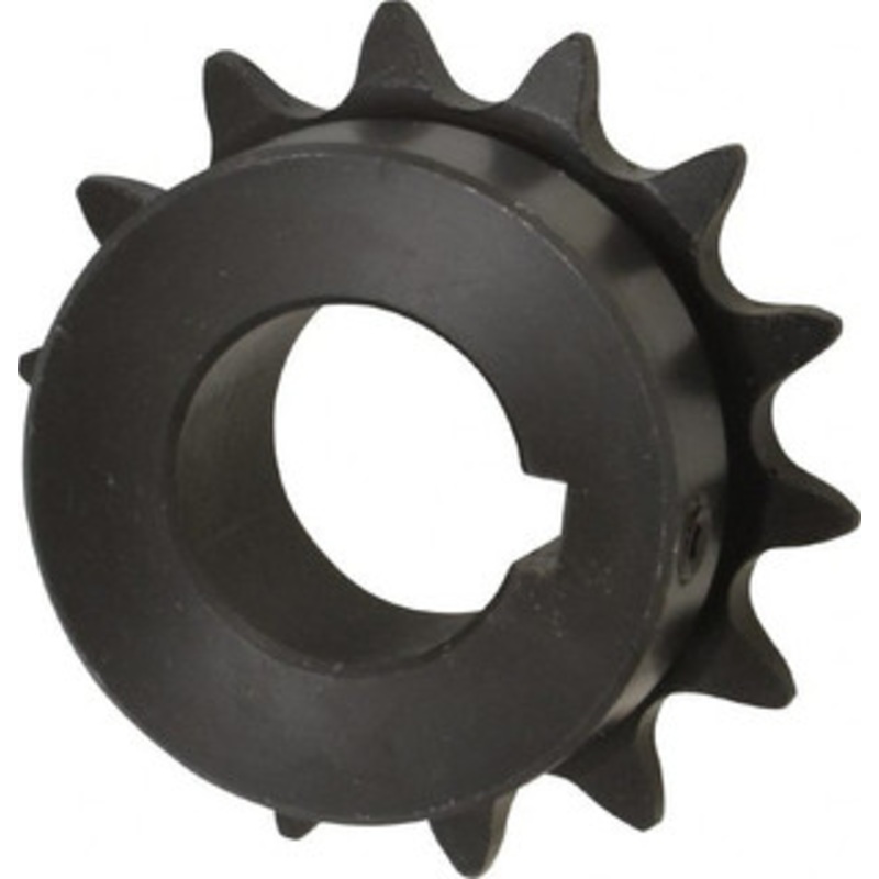 Browning 1/2 Chain Pitch, Chain Size 41, 14 Tooth Finished Bore Sprocket 1 Bore Diam, 2.247 Pitch Diam, 2.49 OD 4114X1 – 78338498