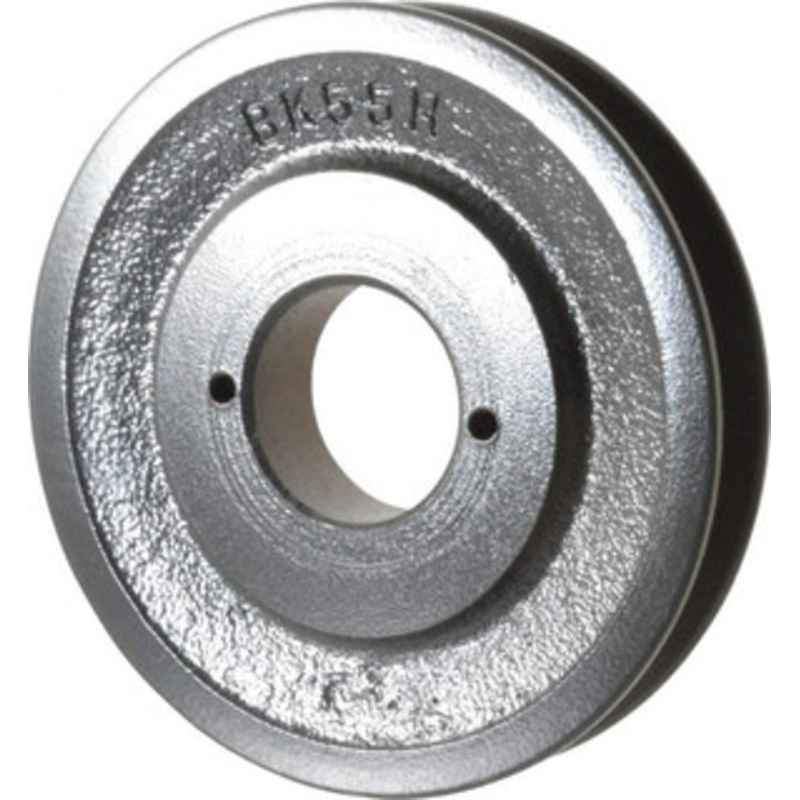 Browning BK55H 1 Groove, 3/8 to 1-1/2 Bore Diam, 5-1/4 Outside Diam, QD Bushed V Belt Sheave 4.5 A Diam Belt Pitch BK55H – 00754317