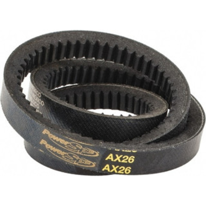 Value Collection Section AX, 28 Outside Length, V-Belt Neoprene Rubber, Classic Cogged, No. AX26 20526668 – 35387554