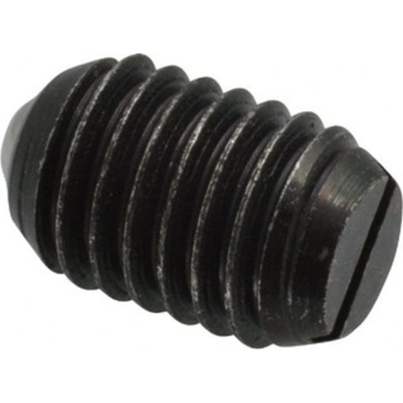 Vlier 1/2-13, 0.281 Ball Diam, 0.75 Body Length, 0.072 Max Ball Reach, Threaded Ball Plunger Steel Body, Steel Ball, 6 Lb Initial End Force, 12 Lb Final End Force, Locking Element B60N – 62121132