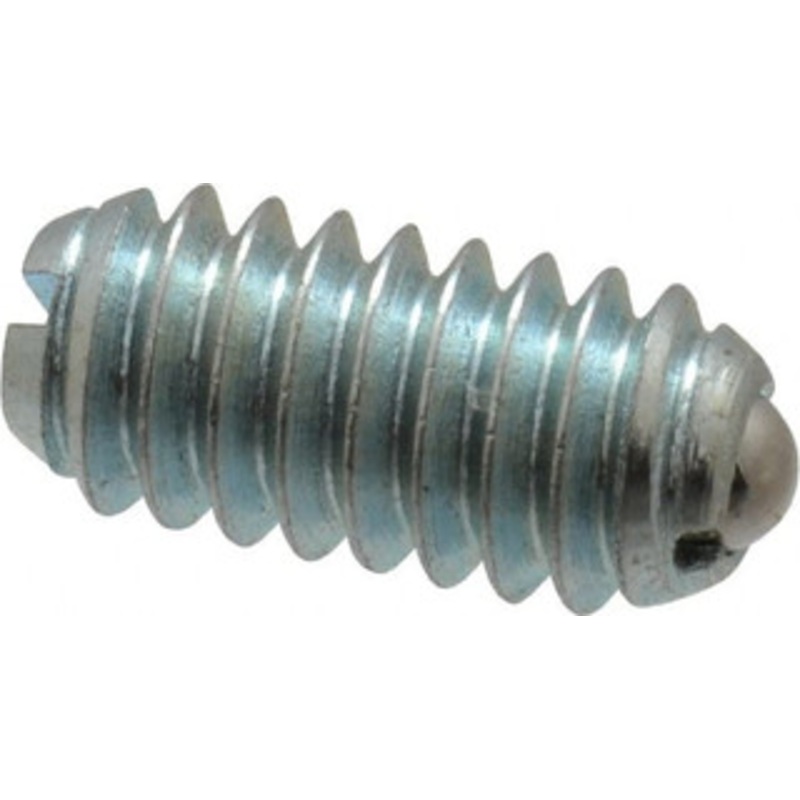 Vlier 1/4-20, 0.125 Ball Diam, 0.531 Body Length, 0.035 Max Ball Reach, Threaded Ball Plunger Steel Body, Steel Ball, 2 Lb Initial End Force, 4 Lb Final End Force BL54 – 62121306