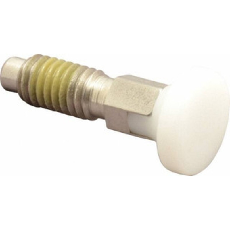 Vlier 3/8-16, 1/4 Max Plunger Diam, 0.25 Lb Init to 2 Lb Final End Force, Locking Knob Handle Plunger Delrin Knob, 0.94 Body Length, 3/4 Length Under Head/Shoulder, 0.18 Plunger Projection SPRTL375P – 62123799