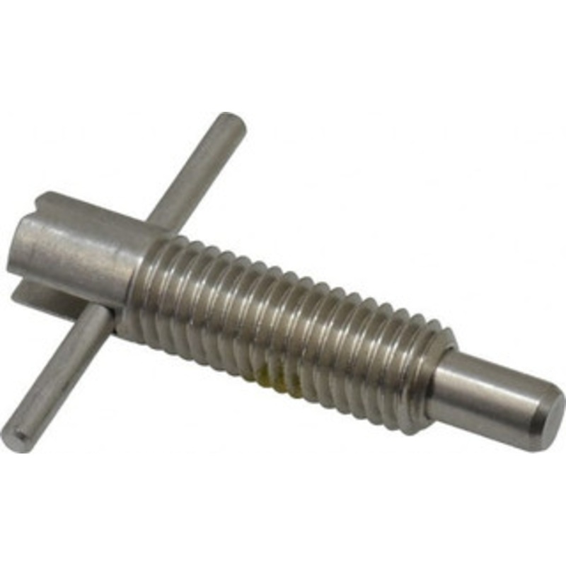 Vlier 5/8-11 Thread, 2-1/2 Body Length, 5/8 Plunger Projection, 3/8 Plunger Diam, Stainless Steel, Locking T Handle Plunger 1.7 Thread Length, 2-1/2 Handle Length, 2.38 Plunger Length, 2-1/2 Lb Initial End Force SFRT625P – 62124433