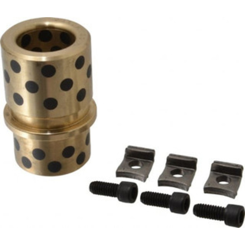 Danly 1-1/4 ID x 3-1/8 OAL, Cast Aluminum Bronze, Die & Mold Shoulder Bushing Shoulder, 2-3/32 Bottom OD, 1-3/4 Top OD, 2 Under Collar, 2 Under Collar, 1-1/8 Above Collar GD125 – 03221660