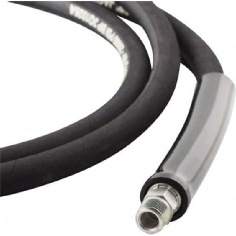 Value Collection 1/4 Inside Diam x 3/8 NPT 20 ft. Hydraulic Pump Hose 10,000 psi, 3/8 NPTF Male Opposite End, Rubber PS-MH-HPC1-098 – 42326256