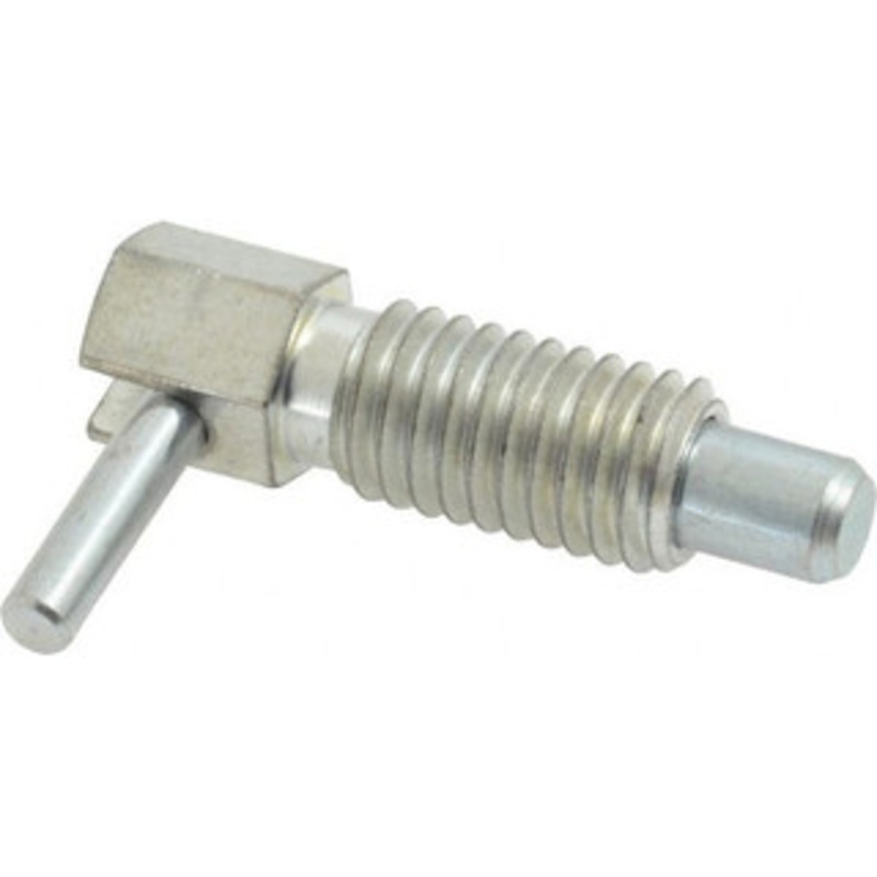 Vlier 1/2-13, 0.85 Thread Length, 0.31 Plunger Diam, 0.5 Lb Init to 2 Lb Final End Force, Steel Locking L Handle Plunger 1-1/2 Body Length, 1 Length Under Head, 0.4 Plunger Projection FRS500 – 62125158