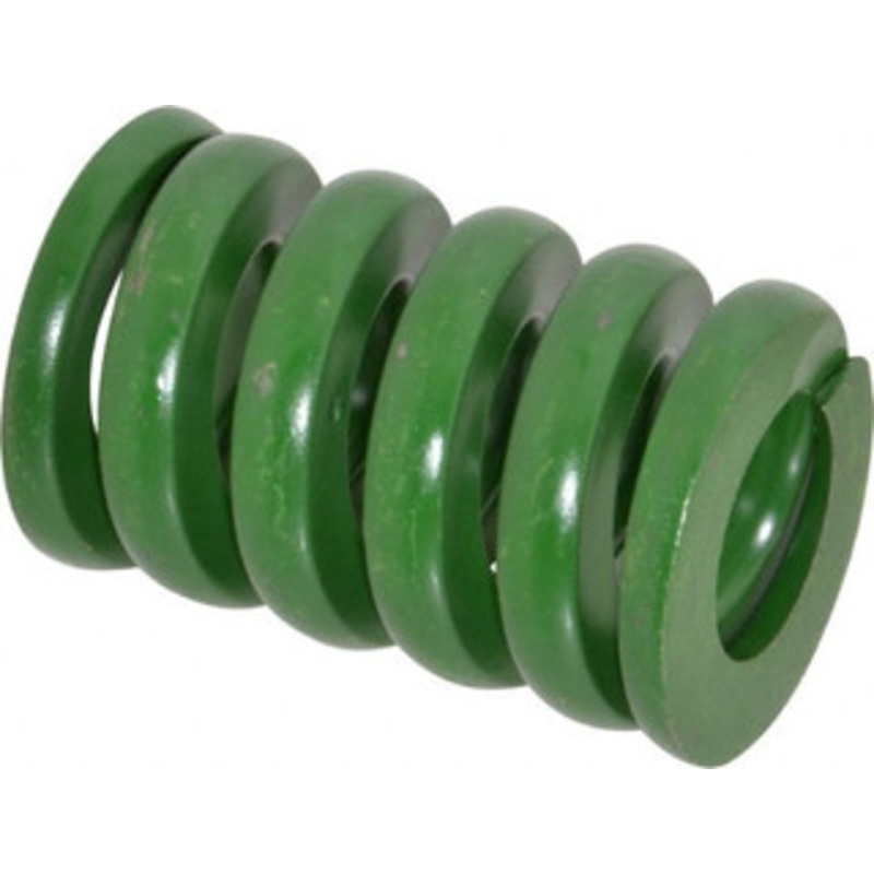 Associated Spring Raymond 2 Hole Diam, 1 Rod Diam, 3 Free Length, Green Die Spring 2340 Lb Max Deflection, 0.75 Max Deflection, Extra Heavy Duty, Chromium Alloy Steel 106-812 – 07663982