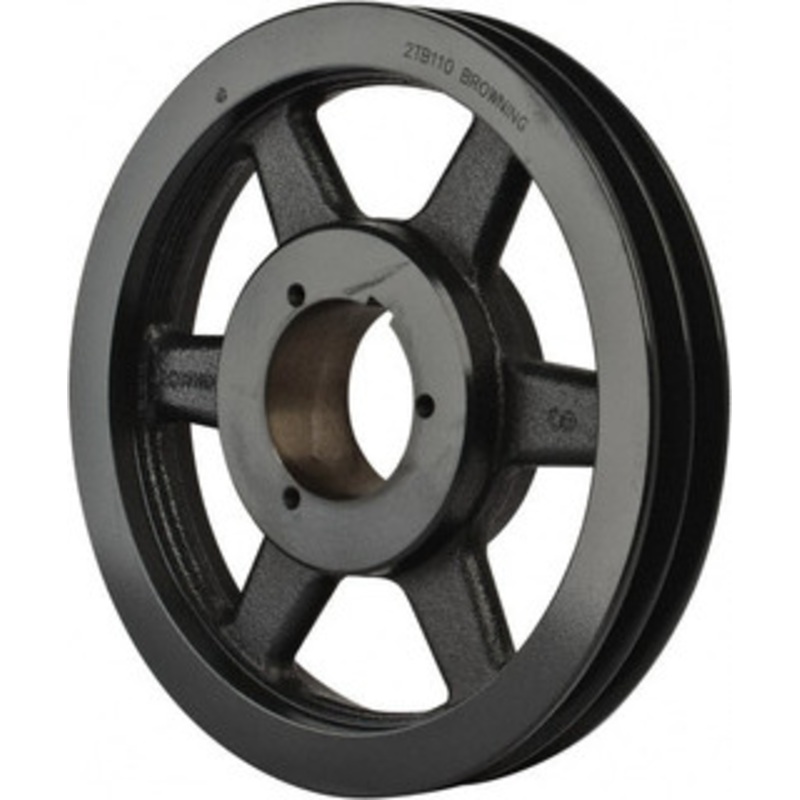 Browning 2TB110 2 Groove, 3/4 to 2-11/16 Bore Diam, 11.35 Outside Diam, QD Bushed V Belt Sheave 10.6 A Diam Belt Pitch 2TB110 – 00755843