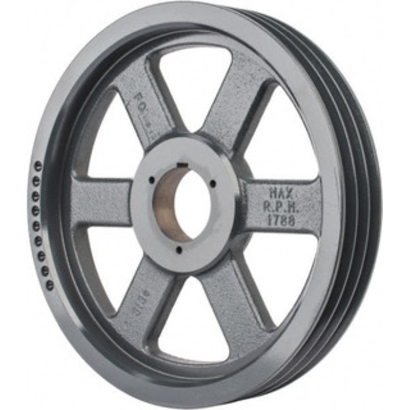 Browning 3B5V136 3 Groove, 5/8 to 2-1/4 Bore Diam, 13.88 Outside Diam, QD Bushed V Belt Sheave 13.7 5V Diam Belt Pitch 3B5V136 – 84432129
