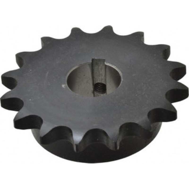 Browning 5/8 Chain Pitch, Chain Size 50, 16 Tooth Finished Bore Sprocket 1 Bore Diam, 3.204 Pitch Diam, 3.52 OD H5016X1 – 78339793