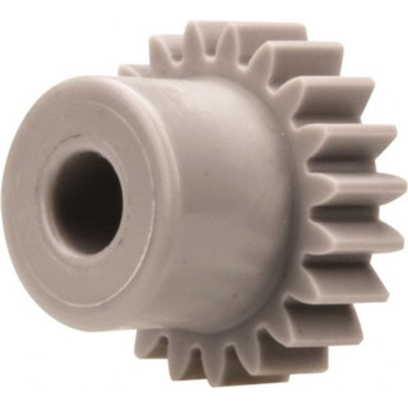 Made in USA 32 Pitch, 5/8 Pitch Diam, 11/16 OD, 20 Tooth Spur Gear 3/8 Face Width, 3/16 Bore Diam, 15/32 Hub Diam, 20 Pressure Angle, Acetal 3220 – 03125358