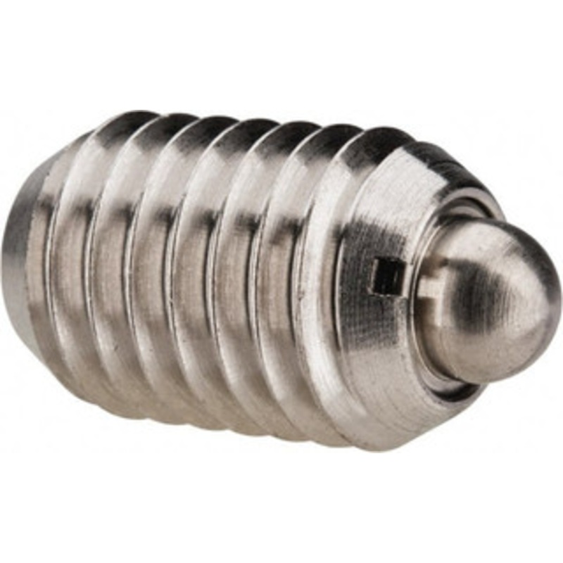 Vlier 1/2-13, 3/4 Thread Length, 0.151 Plunger Projection, Stainless Steel Threaded Spring Plunger 1/4 Max Plunger Diam, 0.75 Plunger Length, 1.75 Lb Init End Force, 5.5 Lb Final End Force SSM61 – 62120274