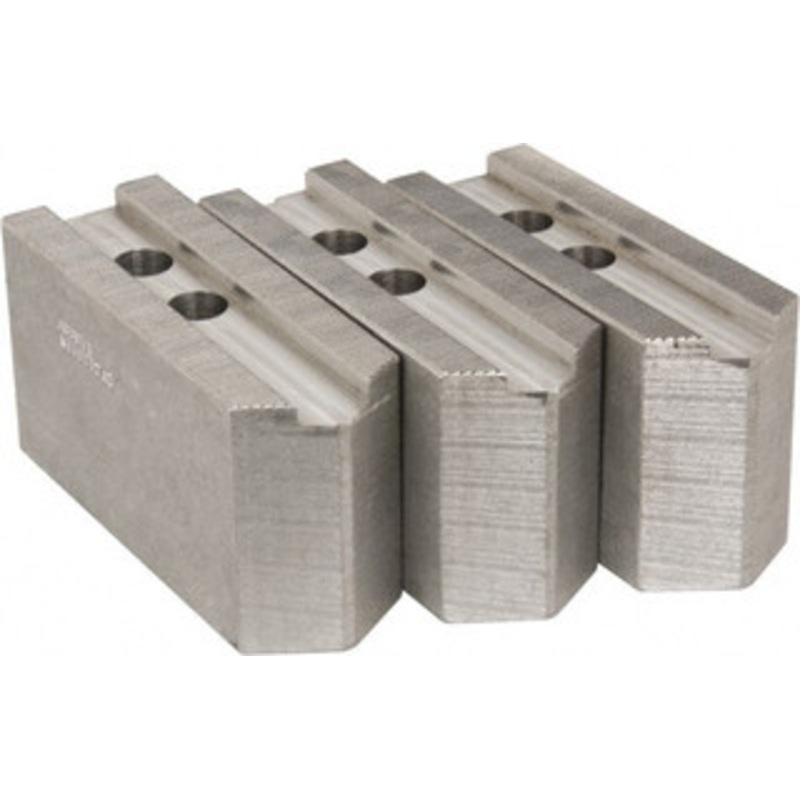 Abbott Workholding 12 & Up Chuck Capacity, 1.5mm x 60 Serrated Attachment, Square Soft Lathe Chuck Jaw 3 Jaws, Aluminum, 1.1811 Btw Mount Hole Ctrs, 5-1/2 Long x 2 Wide x 3 High, 0.8268 Groove, 0.6299 & 16mm Fastener KTTB212A1 – 04230744