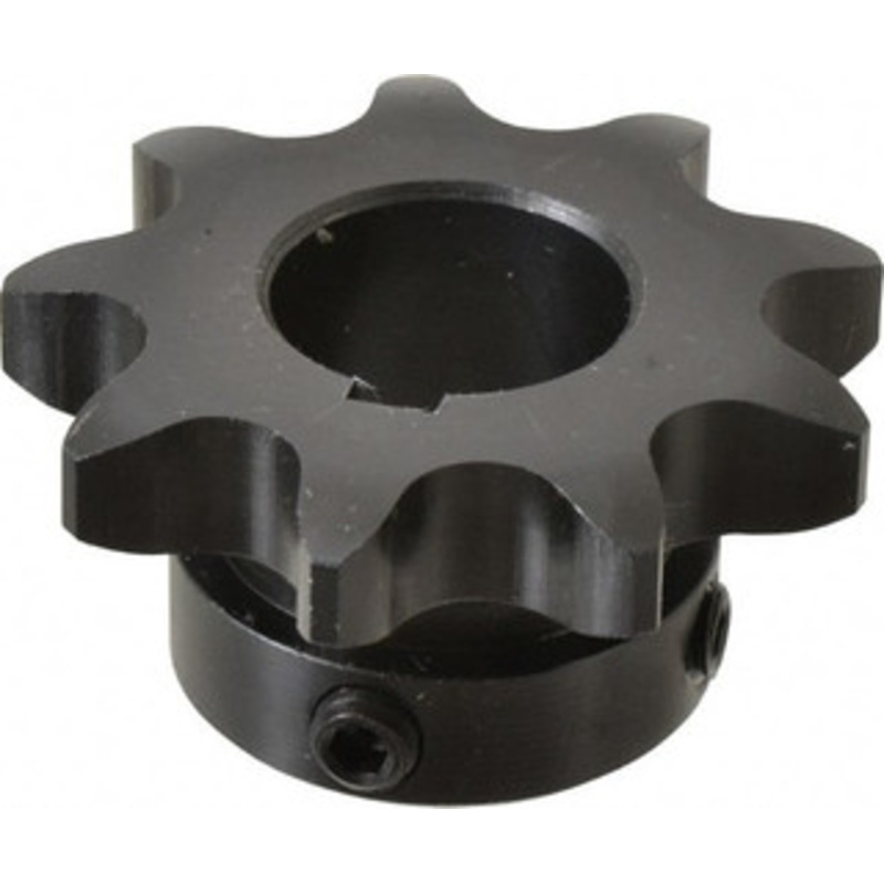 Browning 3/4 Chain Pitch, Chain Size 60, 9 Tooth Finished Bore Sprocket 1 Bore Diam, 2.193 Pitch Diam, 2-1/2 OD H609X1 – 78340007