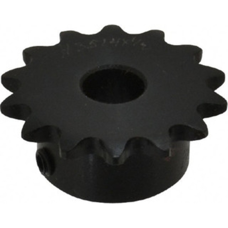 Browning 3/8 Chain Pitch, Chain Size 35, 14 Tooth Finished Bore Sprocket 1/2 Bore Diam, 1.685 Pitch Diam, 1.87 OD H3514X1/2 – 78340767