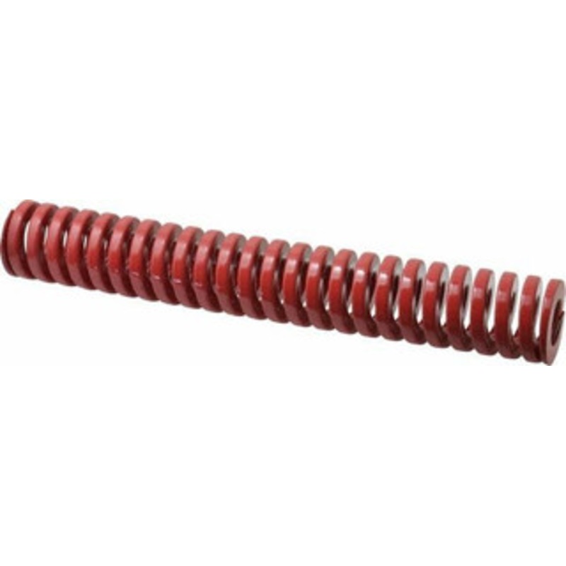 Danly 1-1/2 Hole Diam, 3/4 Rod Diam, 10 Free Length, Red Die Spring 34.6 Lb Max Deflection, 3 Max Deflection, Heavy Duty, Chromium Vanadium Steel 9-2440-26 – 76015320