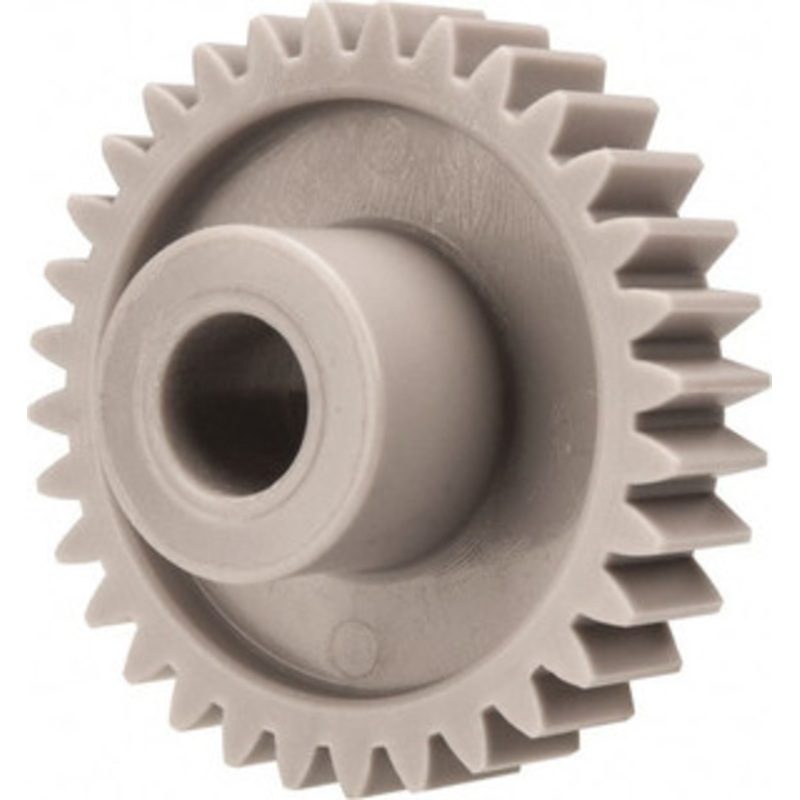 Made in USA 32 Pitch, 1-3/16 Pitch Diam, 1-1/4 OD, 38 Tooth Spur Gear 3/16 Face Width, 1/4 Bore Diam, 39/64 Hub Diam, 20 Pressure Angle, Acetal 3238 – 03125440