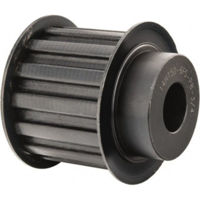 Value Collection 14 Tooth, 3/4 Inside x 2.174 Outside Diam, Timing Belt Pulley 1-1/2 Belt Width, 2.228 Pitch Diam, Steel & Cast Iron 14H1506FSPB3/4 – 35376557