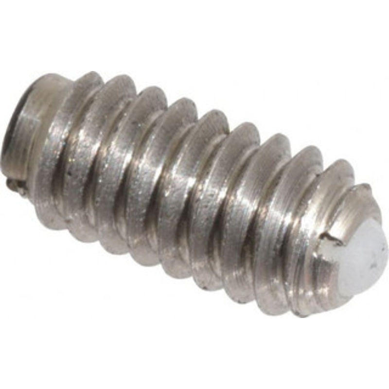 Vlier 1/4-20, 0.125 Ball Diam, 0.531 Body Length, 0.035 Max Ball Reach, Threaded Ball Plunger Stainless Steel Body, Nylon Ball, 3 Lb Initial End Force, 7 Lb Final End Force, Locking Element DSSB54N – 62122908