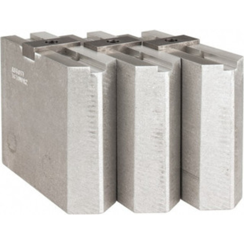 Abbott Workholding Tongue & Groove Attachment, Square Soft Lathe Chuck Jaw 3 Jaws, Aluminum, 2-1/8 Btw Mount Hole Ctrs, 4-1/2 Long x 1-1/2 Wide x 4 High, 1/2 Groove, 1/2 Fastener TG10MDA2 – 66153081