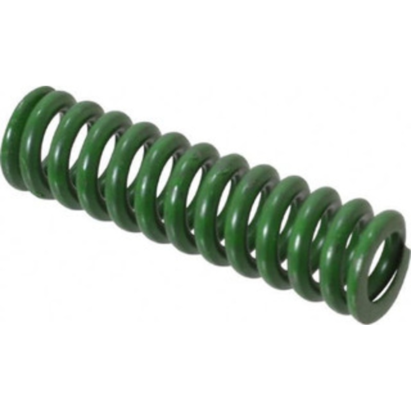 Associated Spring Raymond 1/2 Hole Diam, 9/32 Rod Diam, 1-3/4 Free Length, Green Die Spring 74.4 Lb Max Deflection, 0.44 Max Deflection, Extra Heavy Duty, Chromium Alloy Steel 106-207 – 07663354