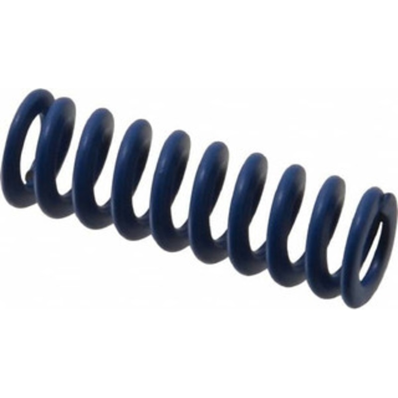 Associated Spring Raymond 12.5mm Hole Diam, 6.3mm Rod Diam, 1-1/2 Free Length, Blue Die Spring 308.2 N Max Deflection, 14.4mm Max Deflection, Medium Duty, Chromium Alloy Steel 204-206 – 67899468